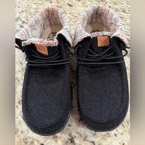 NWOT Hey Dude Flannel Shoes